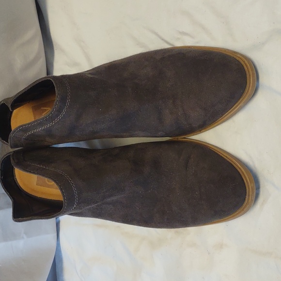 DV by Dolce Vita Dark Green/Grey Heeled Boots Size 10 Medium - Picture 13 of 14